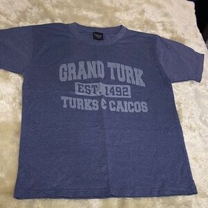 Luxe Blue Grand Turk Tee